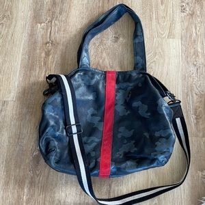 LynnTallerico leather camo bag.